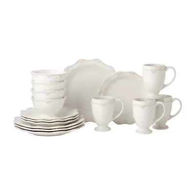 Certified International Heritage Scroll 16-pc. Stoneware Dinnerware Set