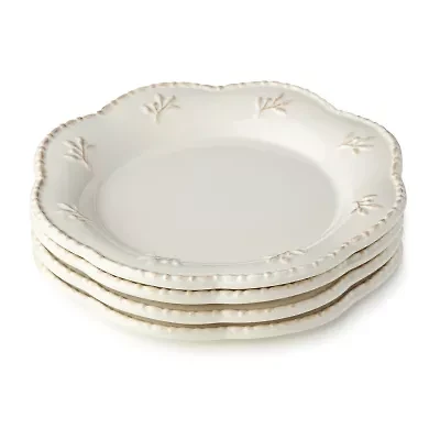 Certified International Heritage Beads 4-pc. Stoneware Salad Plate