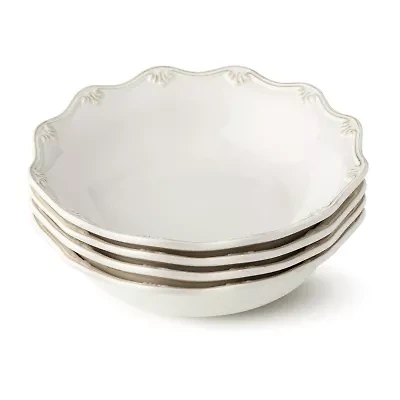Certified International Heritage Scroll 4-pc. Stoneware Soup Bowl