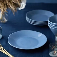 Certified International Linen Cream 4-pc. Stoneware Salad Plate