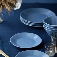Certified International Linen Cream 4-pc. Stoneware Salad Plate