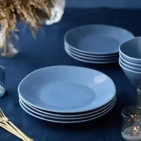 Certified International Linen Cream 4-pc. Stoneware Dinner Plate