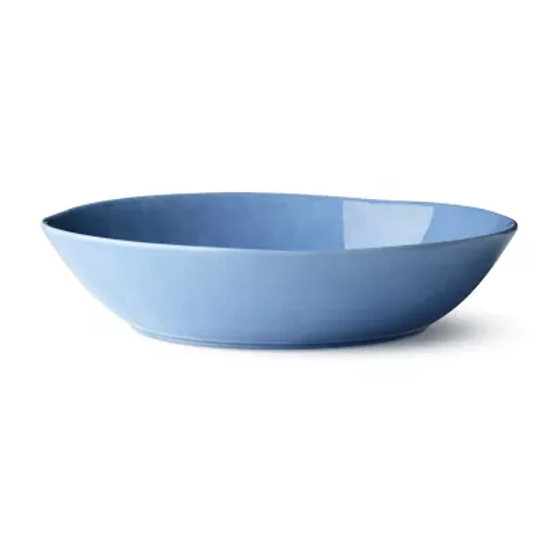 Certified International Linen Cream Stoneware Pasta Bowl