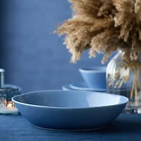 Certified International Linen Cream Stoneware Pasta Bowl