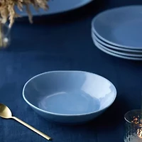 Certified International Linen Cream Stoneware Pasta Bowl