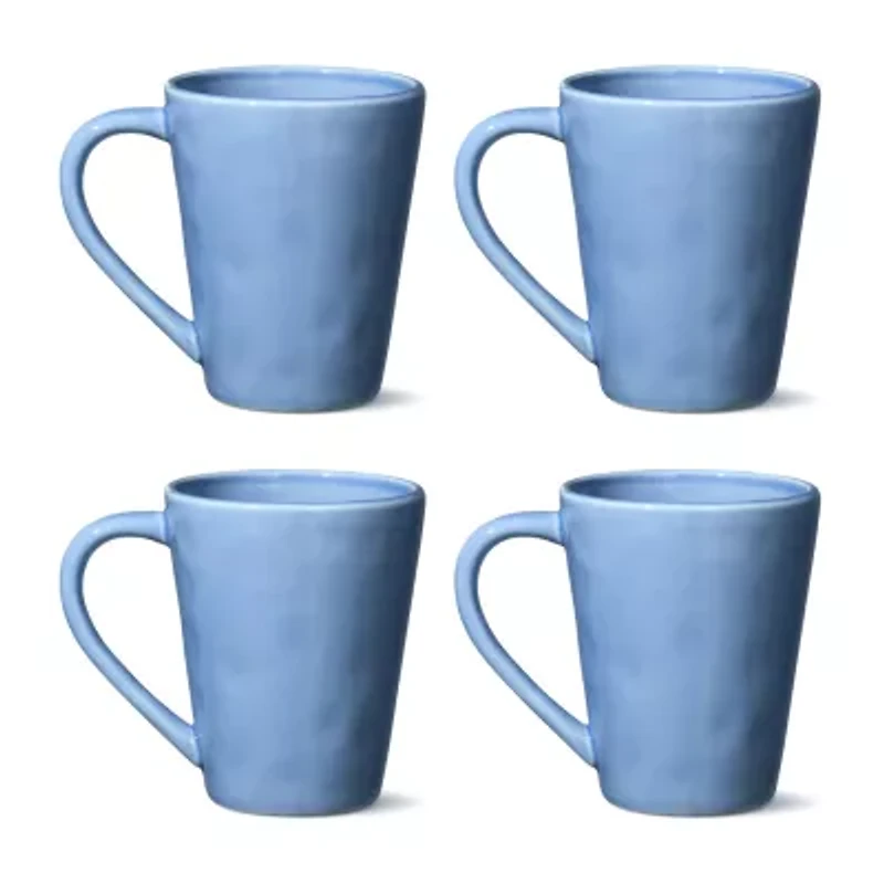 Certified International Linen Cream 4-pc. Coffee Mug