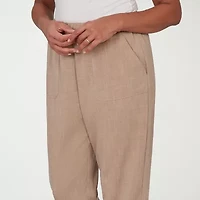 Alfred Dunner Grand Bazaar Womens Misses Short Straight Mid Rise Pull-On Pant