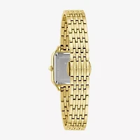 Bulova Womens Gold Tone Stainless Steel Bracelet Watch 97l191