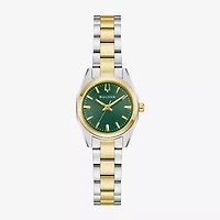 Bulova Womens Two Tone Stainless Steel Bracelet Watch 98l329