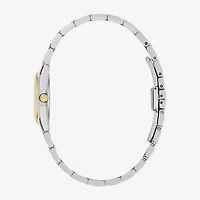 Bulova Womens Two Tone Stainless Steel Bracelet Watch 98l329
