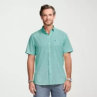 IZOD Breeze Mens Short Sleeve Classic Fit Big and Tall Button-Down Shirt