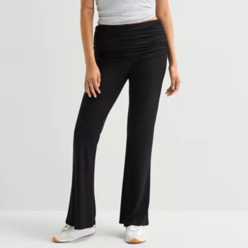 Forever 21 Womens Juniors Straight Pull-On Pant