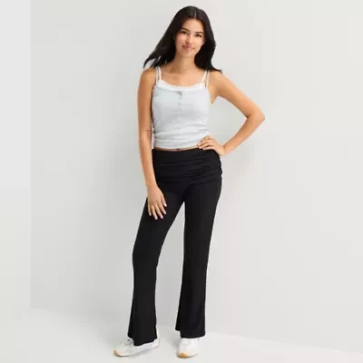 Forever 21 Womens Juniors Straight Pull-On Pant