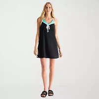 Arizona Womens Juniors Dress Swimsuit Cover-Up