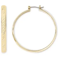 Monet® Gold-Tone Large Hoop Earrings