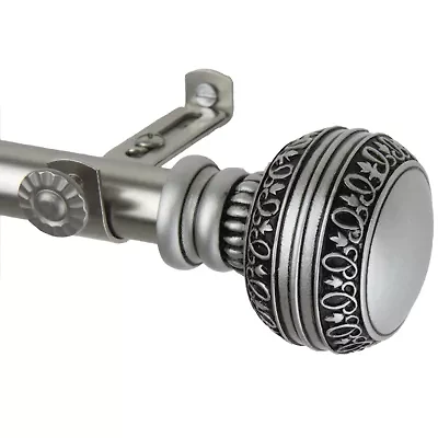 Rod Desyne Ornament 13/16" Adjustable Curtain