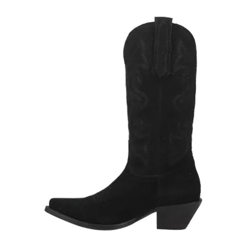 Dingo Womens Out West Stacked Heel Cowboy Boots