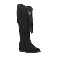 Dingo Womens Hassie Flat Heel Cowboy Boots