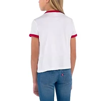 Levi's® Retro Ringer Big Kid Girls Round Neck Short Sleeve Regular Fit Graphic T-Shirt