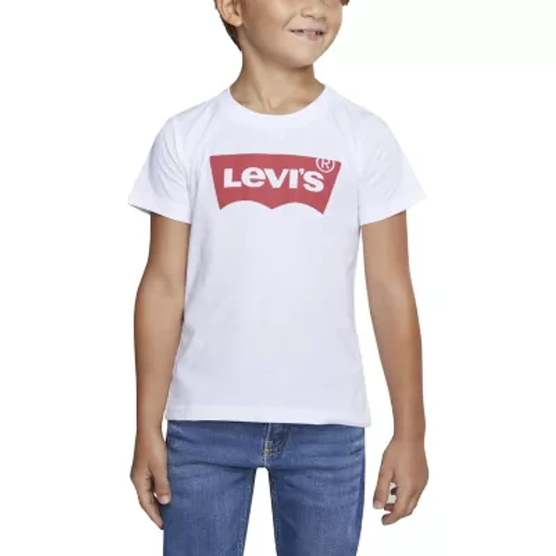 Levi's® Little Boys Crew Neck Short Sleeve Regular Fit Graphic T-Shirt