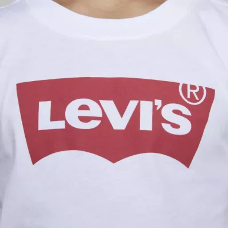 Levi's® Little Boys Crew Neck Short Sleeve Regular Fit Graphic T-Shirt