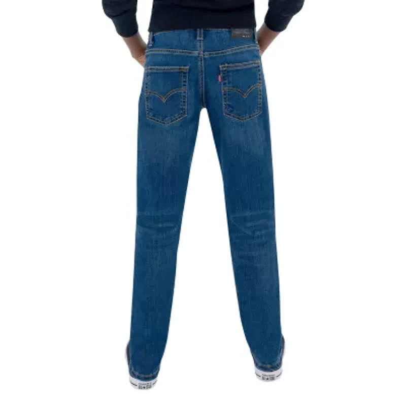 Levi's Big Kid Boys Adjustable Waist Stretch Fabric Performance 511 Slim Fit Jean