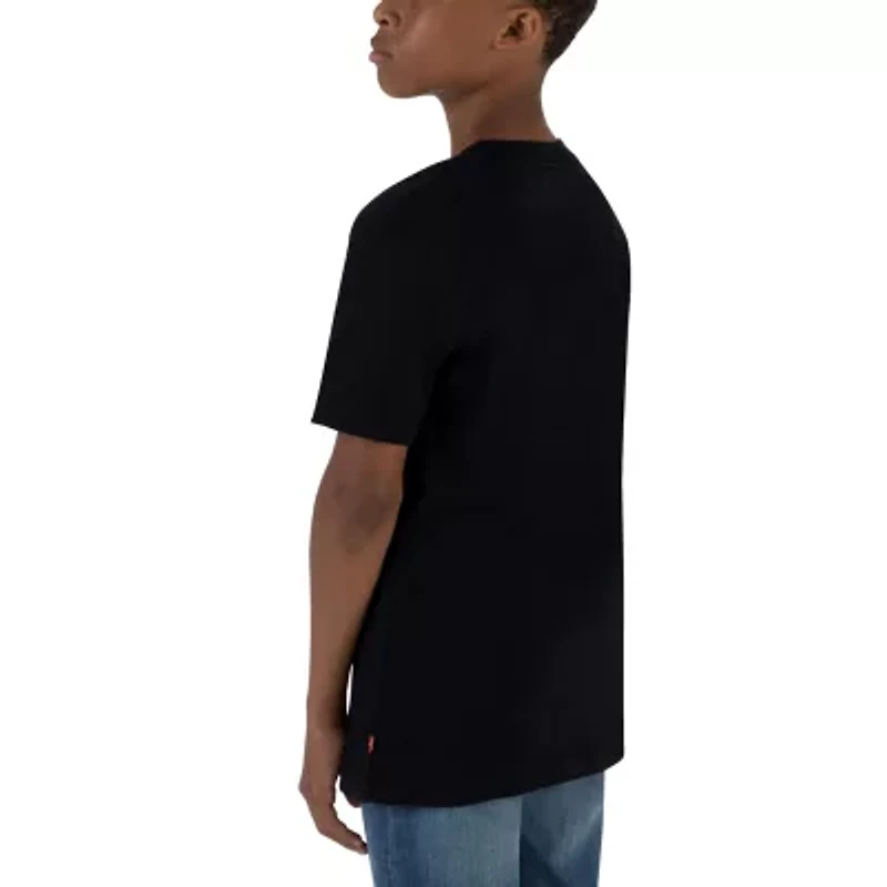 Levi's Big Kid Boys Crew Neck Short Sleeve Regular Fit Graphic T-Shirt