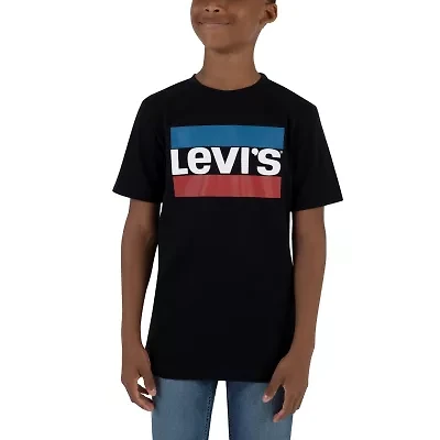 Levi's Big Kid Boys Crew Neck Short Sleeve Regular Fit Graphic T-Shirt