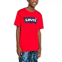 Levi's® Batwing Big Kid Boys Crew Neck Short Sleeve Regular Fit Graphic T-Shirt