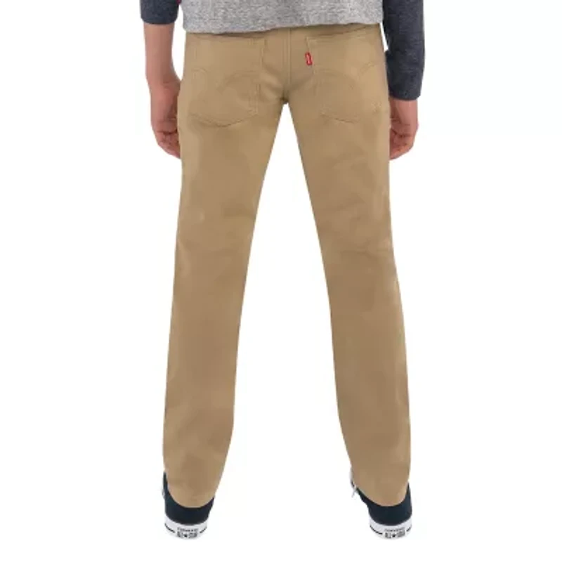 Levi's® Sueded Big Kid Boys Adjustable Waist 511™ Slim Fit Pant