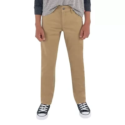 Levi's 511 Sueded Big Kid Boys Adjustable Waist Slim Fit Pant