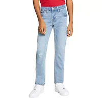 Levi's Big Kid Boys Adjustable Waist Mid Rise 511 Slim Fit Jean