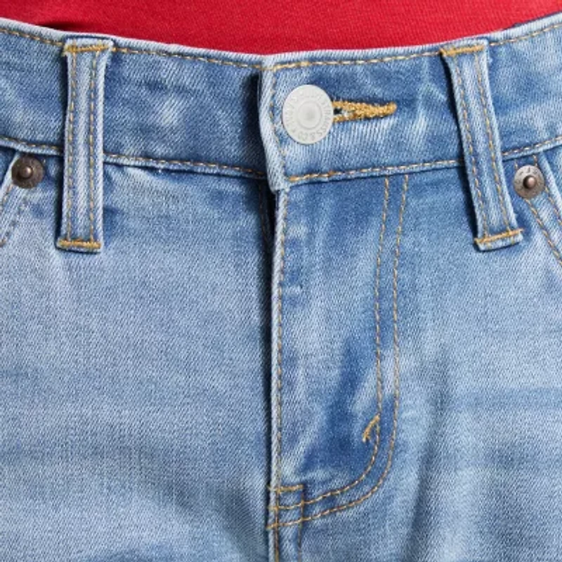 Levi's Big Kid Boys Adjustable Waist Mid Rise 511 Slim Fit Jean