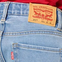 Levi's Big Kid Boys Adjustable Waist Mid Rise 511 Slim Fit Jean