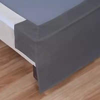 Bed Maker'S Makers Tailored Wraparound Microfiber 14" Wrinkle Resistant Skirt