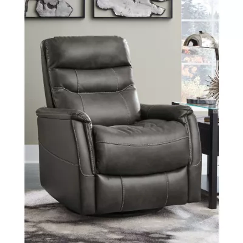 Signature Design by Ashley® Riptyme Swivel Pad-Arm Recliner