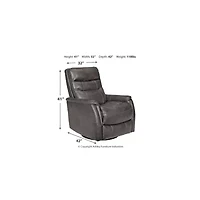 Signature Design by Ashley® Riptyme Swivel Pad-Arm Recliner
