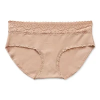 Arizona Body Cotton with Lace Hipster Panty