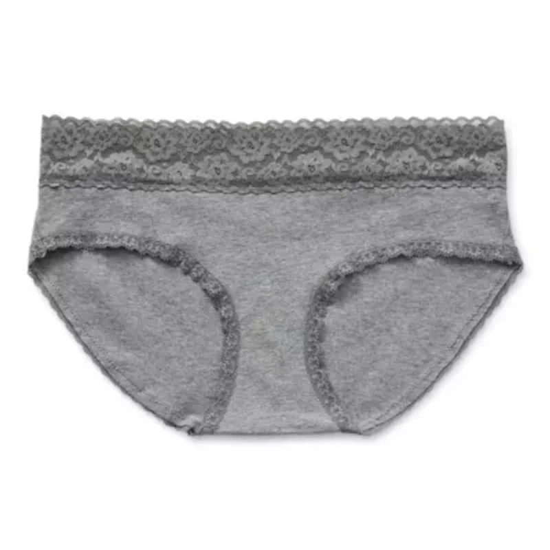 Arizona Body Cotton with Lace Hipster Panty