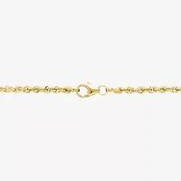 14K Yellow Gold 2.5mm Rope Chain Bracelet