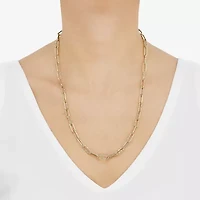 Gold Addiction Womens 14K 22 Inch Link Necklace