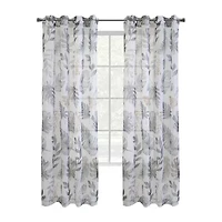 Alba Grommet Top Sheer Single Curtain Panel