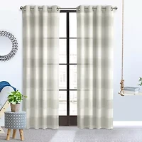 Paraiso Grommet Top Sheer Single Curtain Panel
