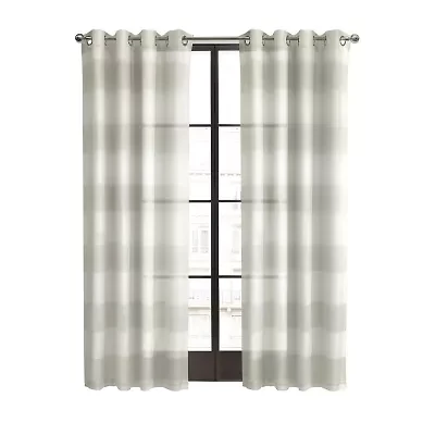 Paraiso Grommet Top Sheer Single Curtain Panel