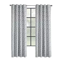 Paraiso Jacquard Grommet Top Energy Saving Blackout Single Curtain Panel