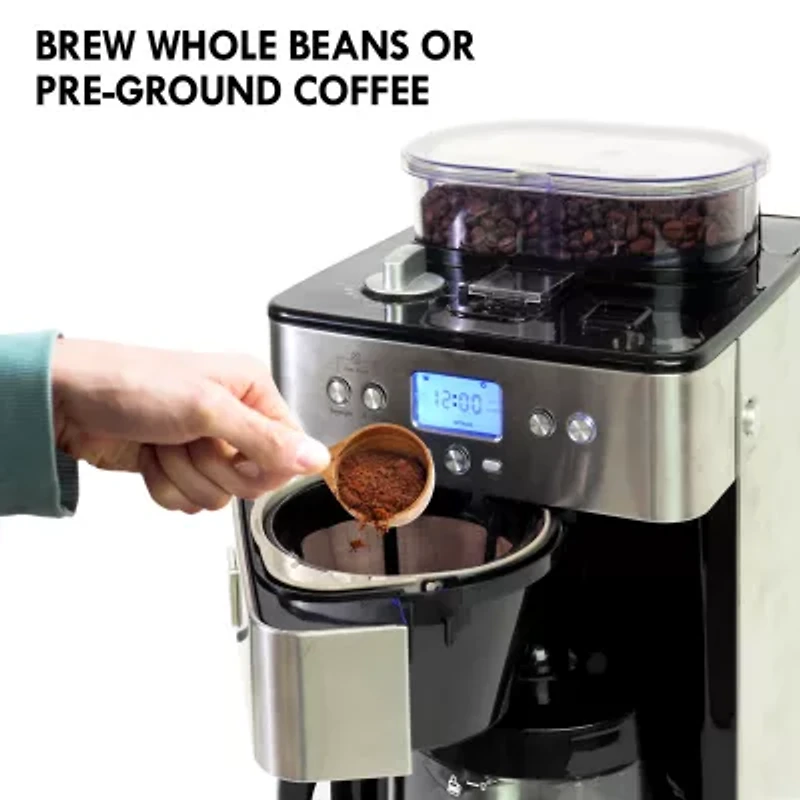 Kenmore Elite Grind and Brew Coffee Maker w/ Burr Grinder 12 Cup