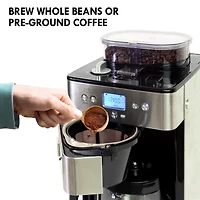 Kenmore Elite Grind and Brew Coffee Maker w/ Burr Grinder 12 Cup
