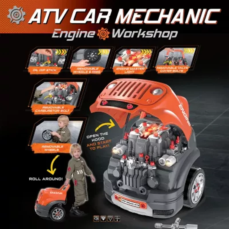 The Bubble Factory ATV Car Mechanic Engine Workshop