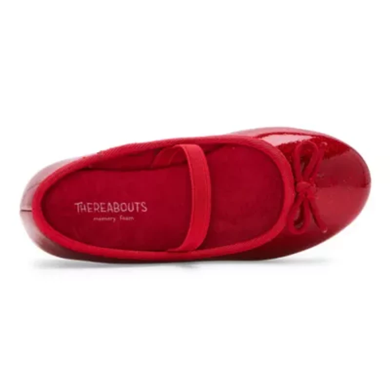 Thereabouts Lil Lexi Toddler Girls Round Closed Toe Ballet Flats