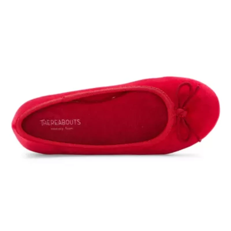 Thereabouts Lexi Little & Big Kid Girls Round Closed Toe Ballet Flats